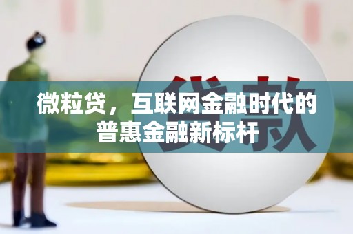 澜沧微粒贷，互联网金融时代的普惠金融新标杆