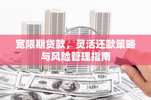 澜沧宽限期贷款，灵活还款策略与风险管理指南