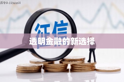 澜沧透明金融的新选择