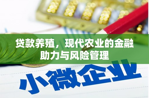 澜沧贷款养殖，现代农业的金融助力与风险管理