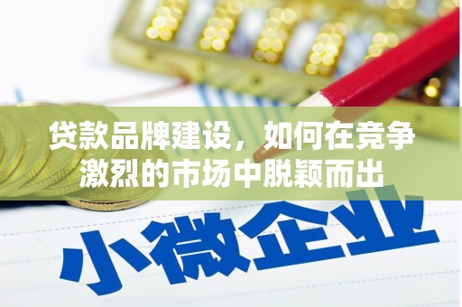 澜沧贷款品牌建设，如何在竞争激烈的市场中脱颖而出