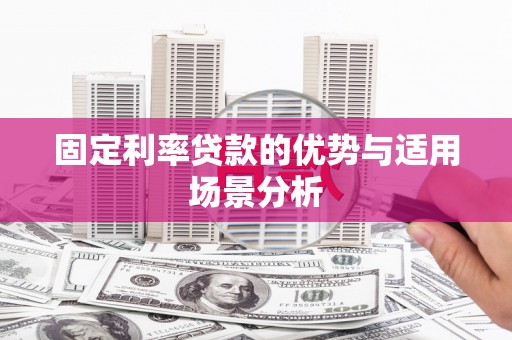 澜沧固定利率贷款的优势与适用场景分析
