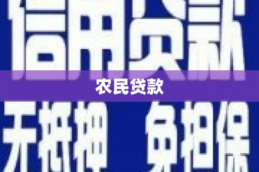 澜沧农民贷款