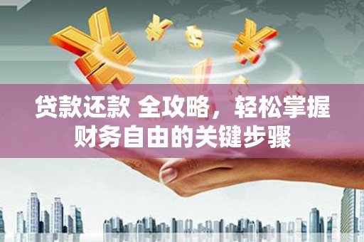 澜沧贷款还款 全攻略，轻松掌握财务自由的关键步骤