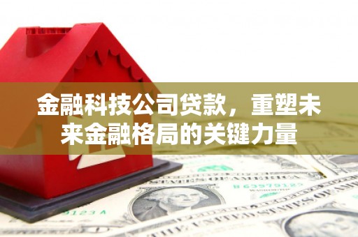 澜沧金融科技公司贷款，重塑未来金融格局的关键力量