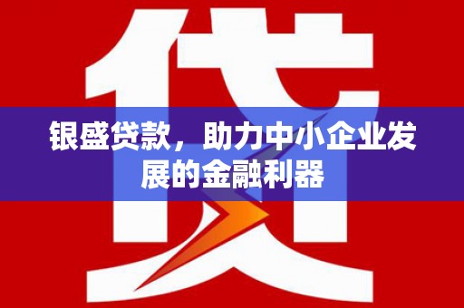 澜沧银盛贷款，助力中小企业发展的金融利器