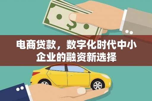 澜沧电商贷款，数字化时代中小企业的融资新选择