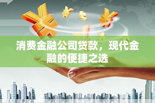 澜沧消费金融公司贷款，现代金融的便捷之选