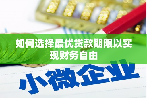 澜沧如何选择最优贷款期限以实现财务自由