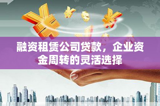 澜沧融资租赁公司贷款，企业资金周转的灵活选择