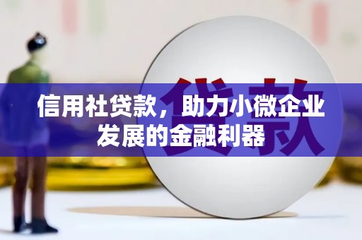 澜沧信用社贷款，助力小微企业发展的金融利器