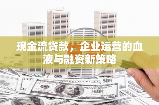 澜沧现金流贷款，企业运营的血液与融资新策略