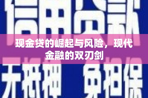 澜沧现金贷的崛起与风险，现代金融的双刃剑