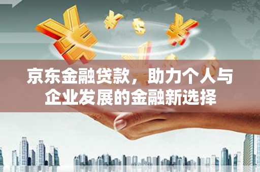 澜沧京东金融贷款，助力个人与企业发展的金融新选择