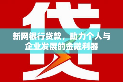 澜沧新网银行贷款，助力个人与企业发展的金融利器
