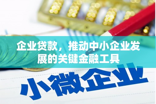 澜沧企业贷款，推动中小企业发展的关键金融工具
