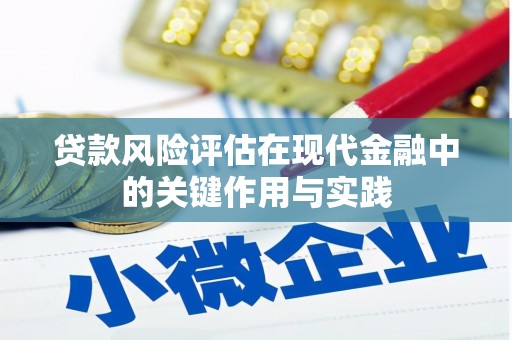 澜沧贷款风险评估在现代金融中的关键作用与实践