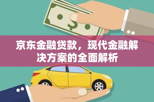 澜沧京东金融贷款，现代金融解决方案的全面解析