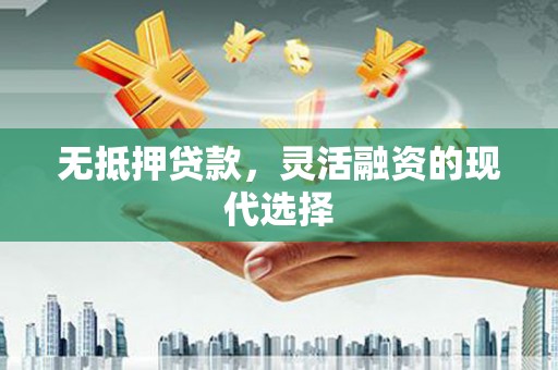 澜沧无抵押贷款，灵活融资的现代选择