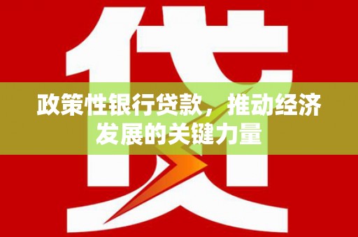澜沧政策性银行贷款，推动经济发展的关键力量