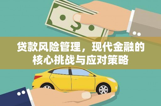澜沧贷款风险管理，现代金融的核心挑战与应对策略