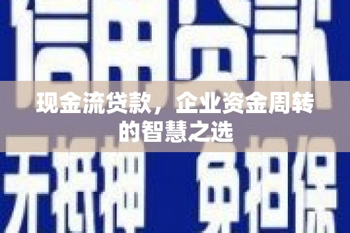 澜沧现金流贷款，企业资金周转的智慧之选
