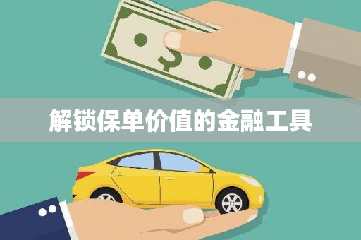 澜沧解锁保单价值的金融工具