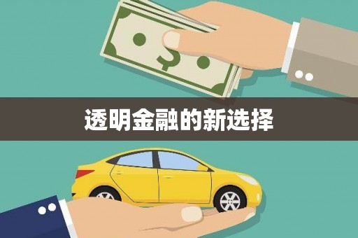 澜沧透明金融的新选择