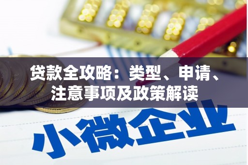 澜沧贷款全攻略：类型、申请、注意事项及政策解读