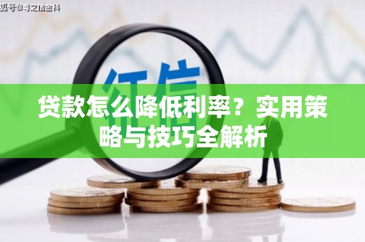 澜沧贷款怎么降低利率？实用策略与技巧全解析
